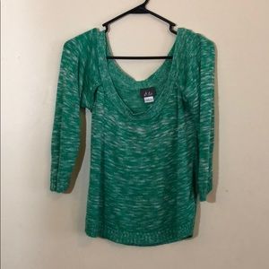 Green light weight sweater